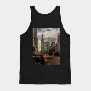 Rainy Day, Garment District, Manhattan, Nyc Tank Top